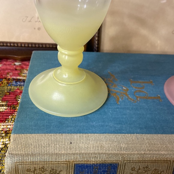 Vintage Blendo martini margarita glasses - Set 2 pink and yellow - Picture 7 of 9